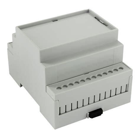 electrical enclosures din rail|2 module din rail enclosure.